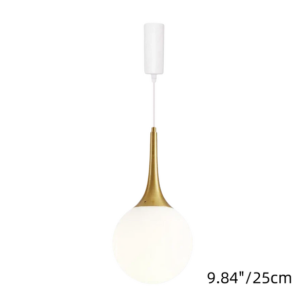 Kiven Nordic Luxury Pendant Light | Gold Electroplated Glass Globe for High-End Ambiance Lighting in Dining, Bar & Boutique Spaces