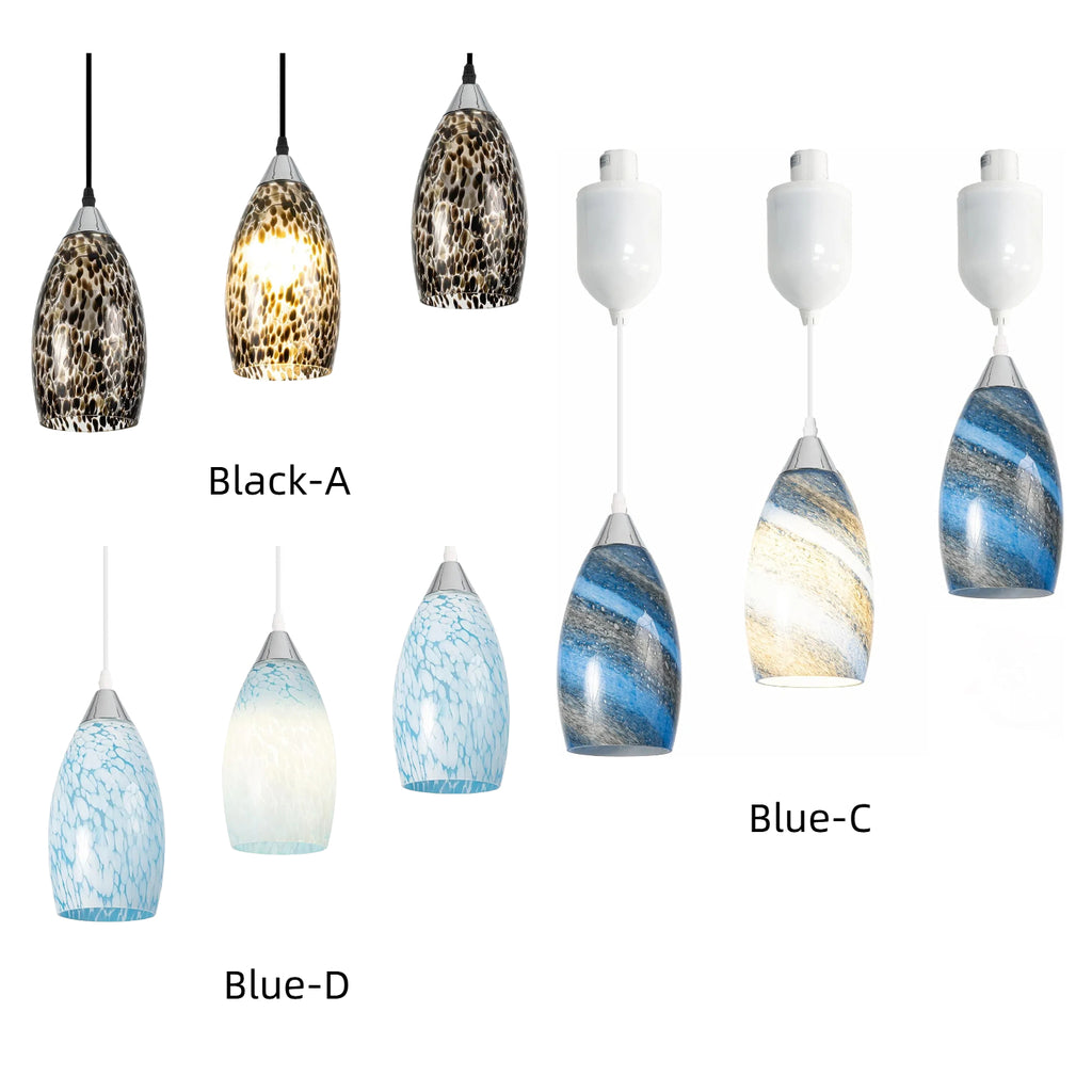 Kiven H-Type Track Lighting Pendants Adjustable Height,Modern h Track Pendant Lights with Grey Marble Glass Lampsade,Decorative Track Lighting Fixture for Kitchen Island Hallway, 3-Light