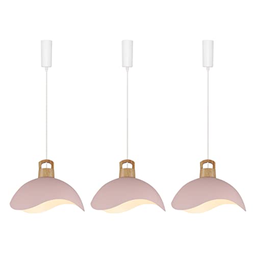 Kiven H-Type Track Lighting, Modern Halo Track Pendant Light with Blue Iron Shade, Adjustable Length Track Light Pedant for Bedroom Kitchen Home Lighting