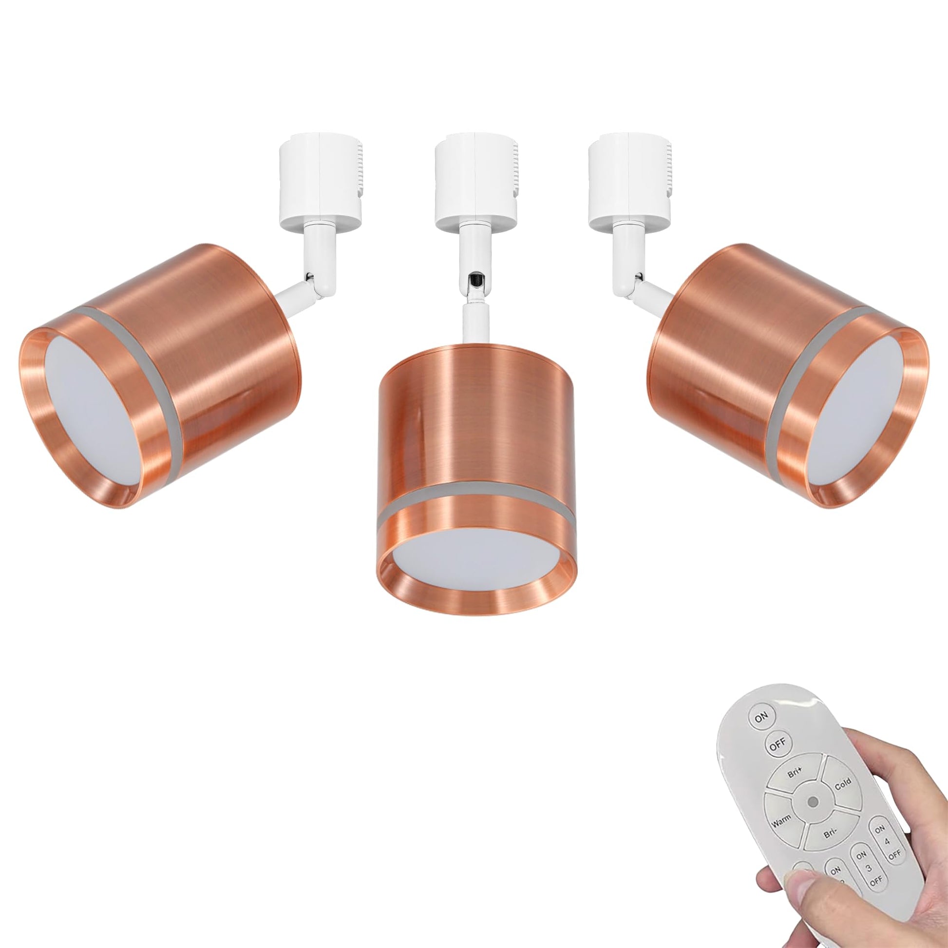 Kiven Modern 7W LED Plant Grow H/J/L Type Track Light - Full Spectrum Indoor Spotlight (9 Colors)