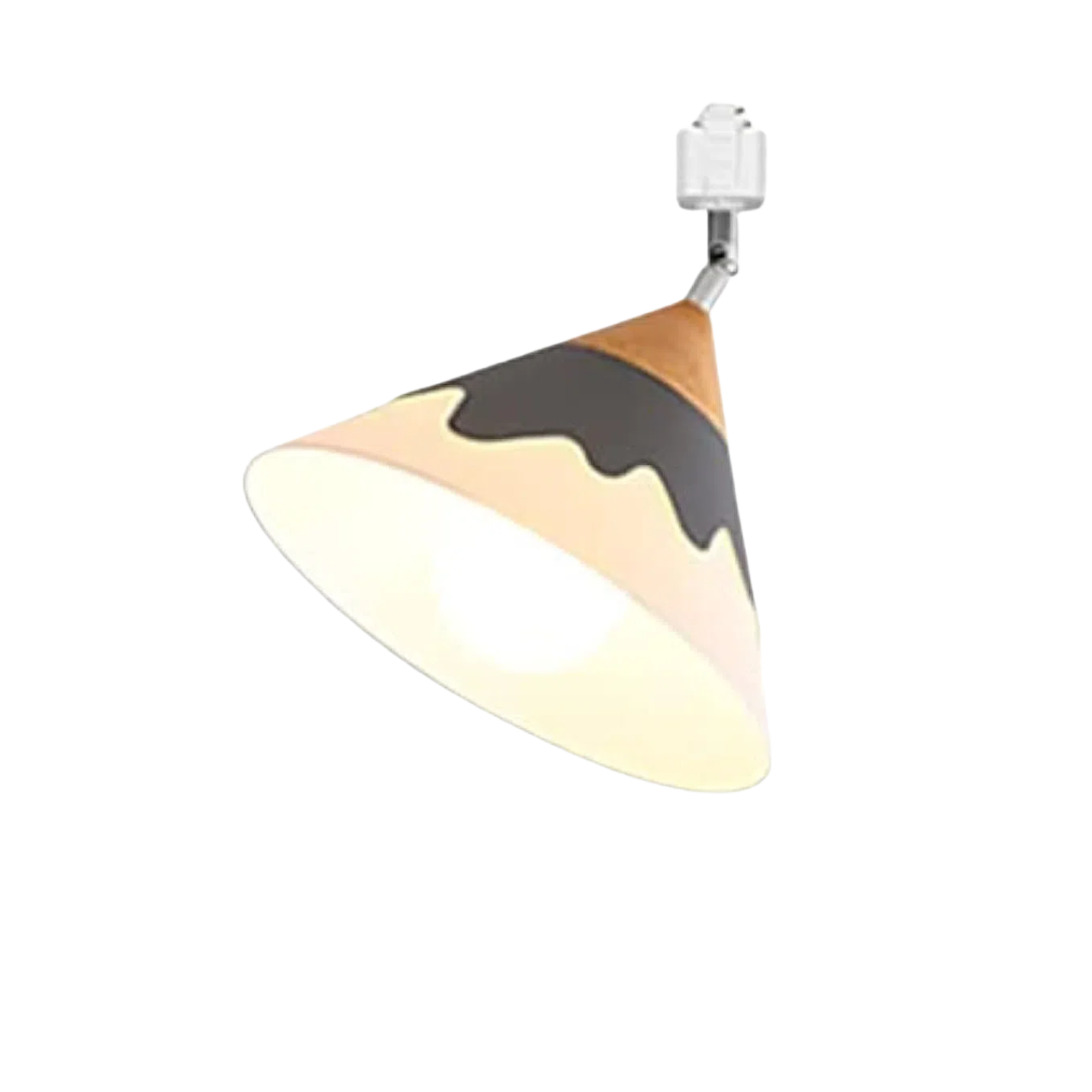 Kiven Ceiling Track Light Single Circuit H-Type Track Head Adjustable Angle E26 Base Contracted Design Grey Metal Track Lighting Fixture for Gallery Mirror Front Loft(No Bulb,No Track)