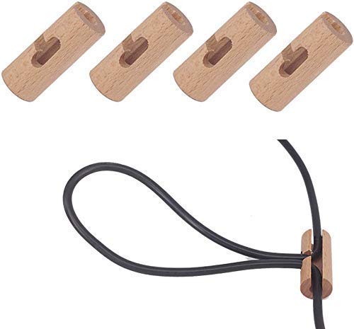 Kiven Lighting wooden pendant light cord length adjuster, ideal for shortening cord lengths, wood adjuster with black cord.