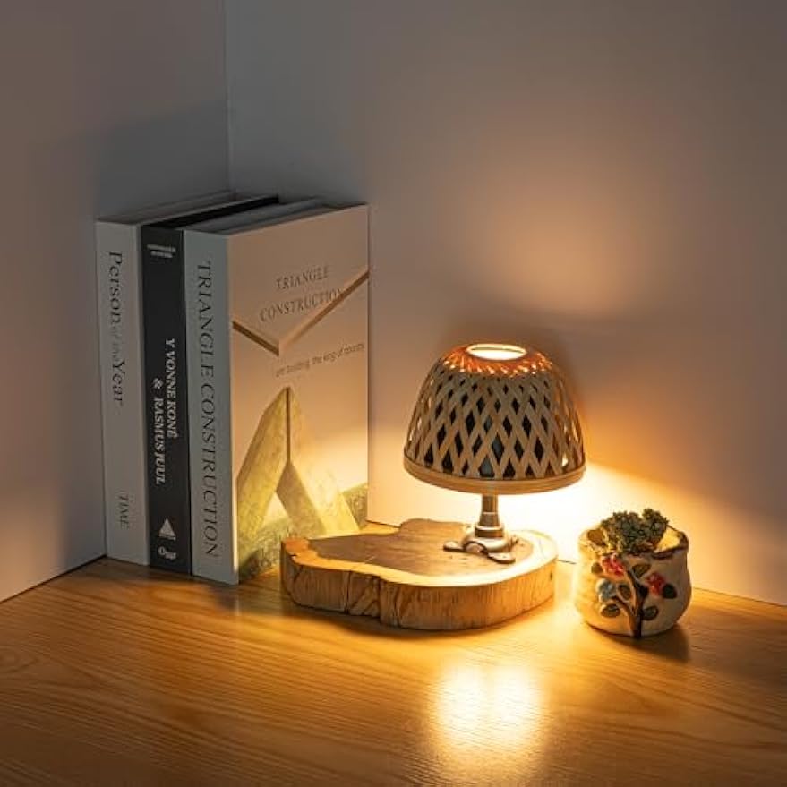 Kiven Cordless Table Lamp,Set of 2 Dimmable Bedside Lamps for Nightstand with 3 Colors Mode, Farmhouse Rechargeable Desk Lamps for Reading Home Decor Bedside TD1035