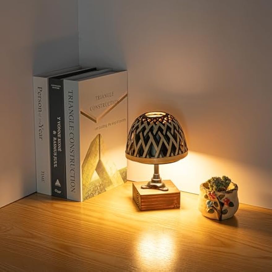 Kiven Cordless Table Lamp,Set of 2 Dimmable Bedside Lamps for Nightstand with 3 Colors Mode, Farmhouse Rechargeable Desk Lamps for Reading Home Decor Bedside TD1039