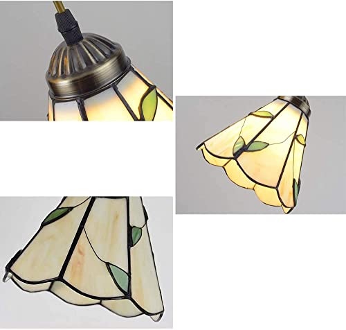 1 Pack Handmade Lamp Accessories Lamp Shades Glass With Tree Leaf Pattern Lamp Shades For DIY Wall Table Pendant Lighting Home Decorated