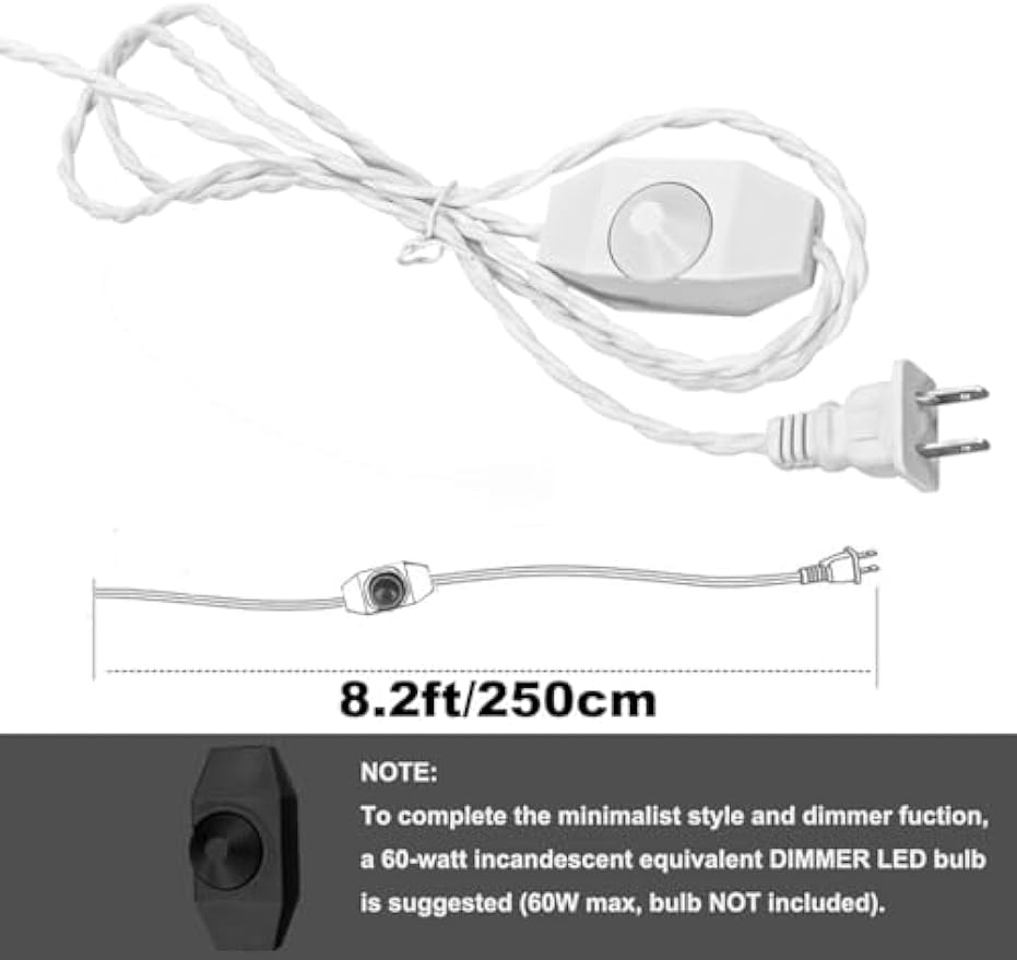 Kiven Dimmable Clip-on Desk Lamp, 1-Light Iron Modern Nightstand Lamp with Flexible Swing Arm, 8.2FT Plug in Cord, Decorative Clamp Lamp for Office Home Bookshelf Bedside E26 Sokcet,Yellow