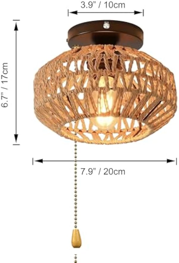 Kiven 12V Dimmable Ceiling Light, an interior lighting fixture with E27 socket and industrial iron lampshade, designed for RVs, boats and camper vans