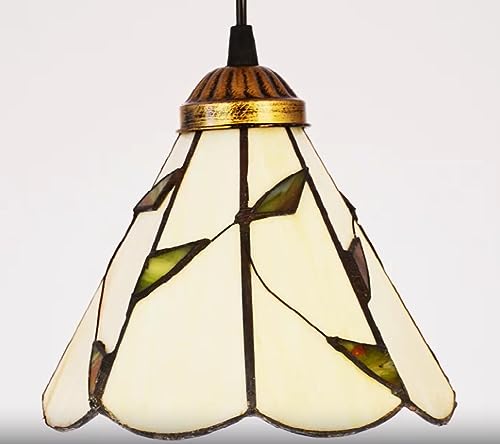 1 Pack Handmade Lamp Accessories Lamp Shades Glass With Tree Leaf Pattern Lamp Shades For DIY Wall Table Pendant Lighting Home Decorated