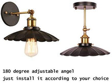 Load image into Gallery viewer, Plug in Industrial Edison Cage Antique Style Wall Sconce Lamp