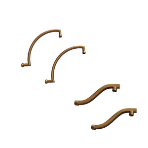 Kiven M10 Internal & External Thread Elbow Pipe Square Pipe Steering Connecting Pipe - DIY Wall Lamp Pole Accessories for Chandelier & Ceiling Lamp Making, Lighting Fixture Parts