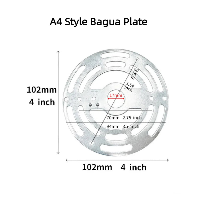 Kiven US Standard Hanging Plate, Bagua & EU Standard Series, Hardware Stamping Parts for Lighting, Special Accessories for Ceiling Lights, Pendant Lights