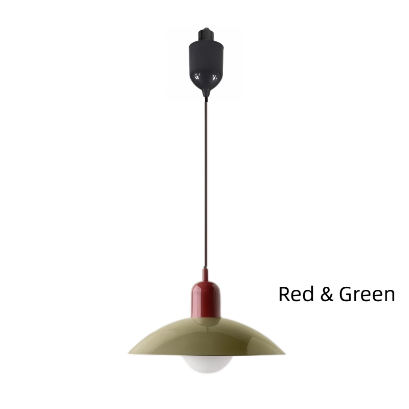 Kiven Nordic Style Simple Creative Retro Macaron H-Type Track Chandelier - Suitable for Dining Room, Bedroom & Bedside