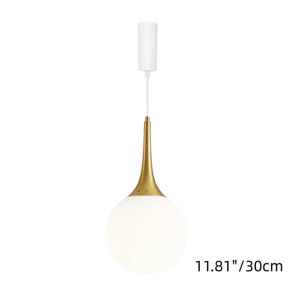 Kiven Nordic Luxury Pendant Light | Gold Electroplated Glass Globe for High-End Ambiance Lighting in Dining, Bar & Boutique Spaces