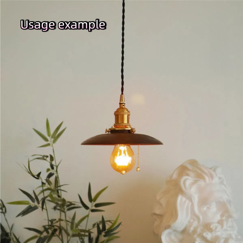 DIY Creative Solid Wood Lampshade: Handmade Black Walnut for Ceiling, Pendant, Wall & Table Lamps, Retro Lighting Accessory
