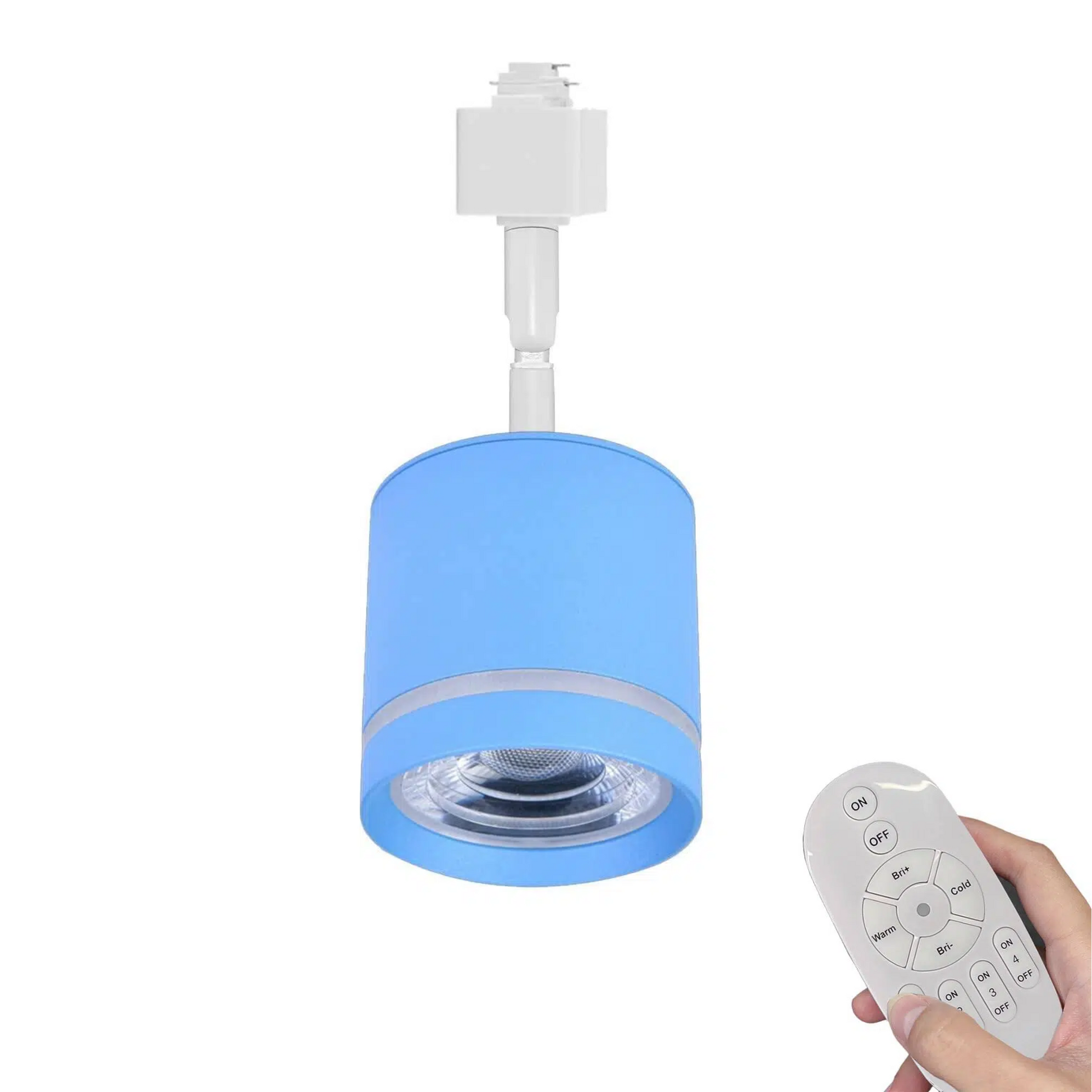 Kiven Modern 7W LED Plant Grow H/J/L Type Track Light - Full Spectrum Indoor Spotlight (9 Colors)