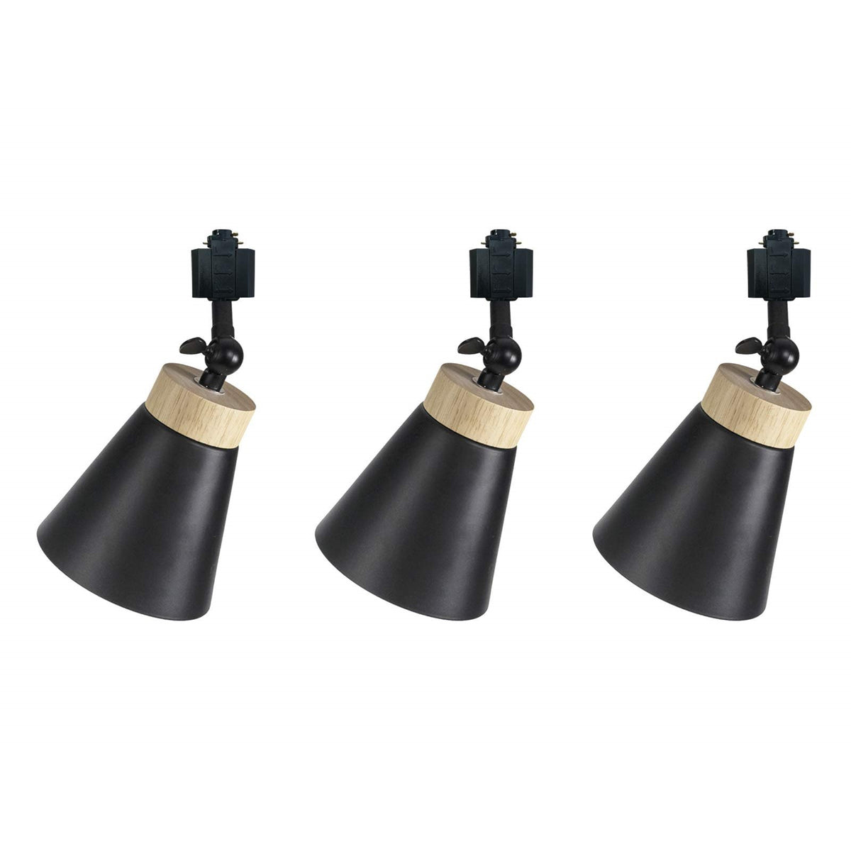 Track Pendant Head Lights Mini Adjustable Angle Ceiling Light H/J/L Track Light Modern Track Pendant Light for Kitchen Bedroom Dining Room (Buld & Track Rail NOT Included)