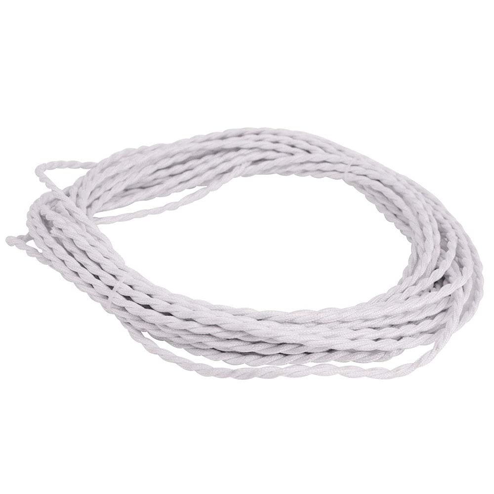 Kiven 32.8 Feet Fabric Cloth Covered Lamp Twisted Wire,18/2 Cotton Covered Electrical Antique Wire for Vintage Bulb, Pendant Light and Other Industrial Antique DIY Projects (Army Green)