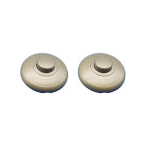 Beige foot pedal button accessory for LED table lamp, simple design, made of PC plastic, dual-control convenience
