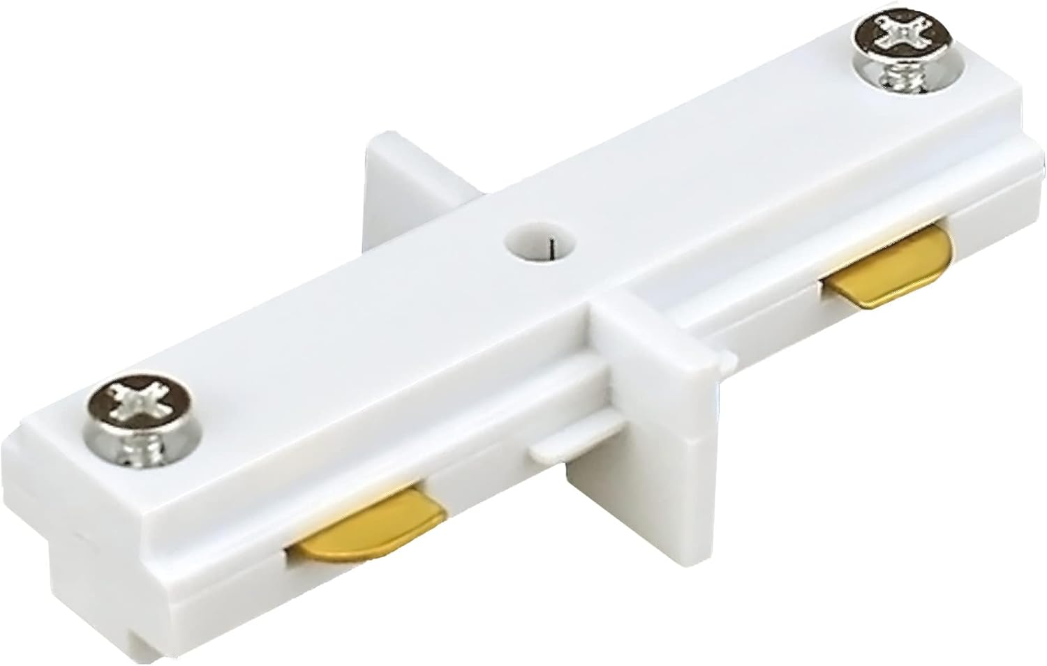 H Track Lighting Live End Cord Kit, 1PCS 4.9FT Track Live End Connector with Cord Plug for H Type Single Circuit 3-Wire-1 Track Lighting System, White