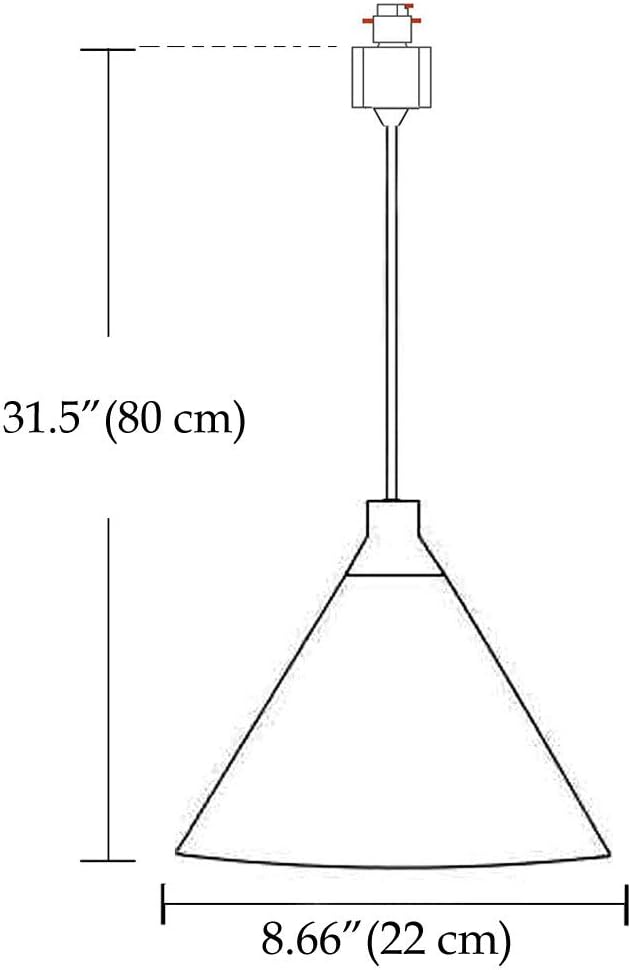 H-Type Track Pendant Lighting White Scandinavian Style Pendant Lights for Kitchen, Dining Room, Bedroom Modern Wood and Aluminum Light(Bulb & Track Rail NOT included)