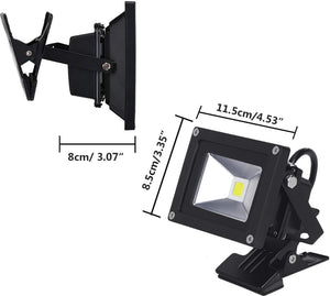Kiven 5W IP65 Waterproof LED Clip Spotlight - For Pool, Backyard, Garage, Hallway