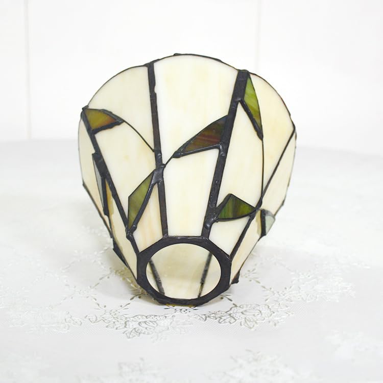 1 Pack Handmade Lamp Accessories Lamp Shades Glass With Tree Leaf Pattern Lamp Shades For DIY Wall Table Pendant Lighting Home Decorated