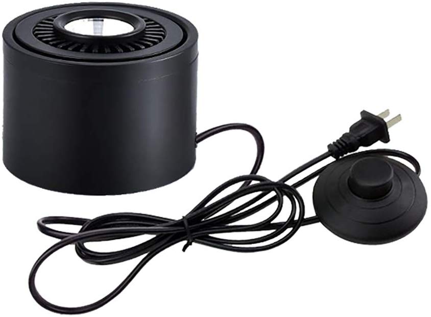5W LED Black Spotlight with Foot Pedal Switch Cord, accent lighting for home decor.