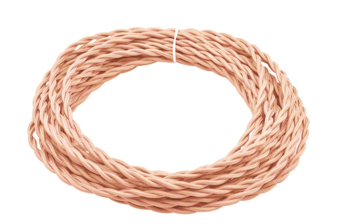 Kiven 32.8 Feet Fabric Cloth Covered Lamp Twisted Wire,18/2 Cotton Covered Electrical Antique Wire for Vintage Bulb, Pendant Light and Other Industrial Antique DIY Projects (Army Green)