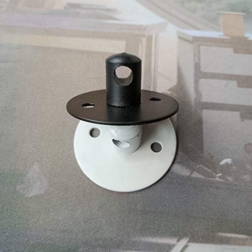 Kiven 10 Pcs Ceiling Canopy Kit Cable Clip Wire Clamp, Nylon Screw Mounting Cord Fastener Clips Replacement Kit DIY Ceiling Spider Lamp Light Decorative for Fitting Chandelier Lamp DIY,Matte Black(Customizable)