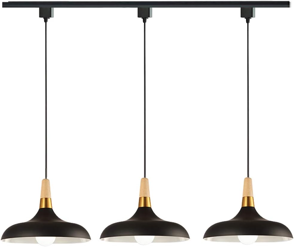 Kiven J-Type Track Light Pendants 4.9 Ft for Macaron Black Customizable Track Lighting Juno Pendant Light Fixtures Nordic Simple Minimalist Style for Living Room
