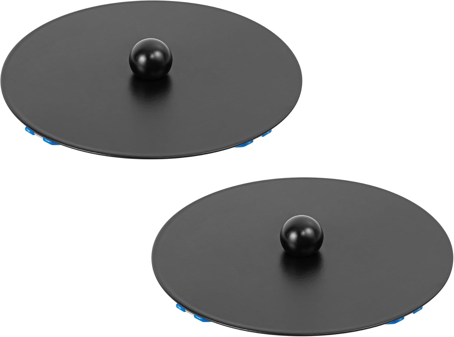 Kiven Spring-Mount Ceiling Cover Plates, 3.5inch White Aluminum Ceiling Cover Plates with Spring for Recessed Light Holes, Wall Plate Fit 2-3.5inch Holes, 2 Pack