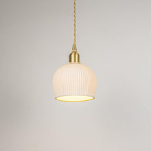 Load image into Gallery viewer, White Ceramics Shade Slope Position Roof Track Light  Adjustable Cord Pendant for Tilt Position