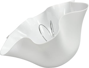 Kiven Clip On Shade for Ceiling Light Bulb,8.6in Lamp Diffuser Shade with Lamp Shade Harp Holder, Acrylic Lamp Shade Diffusers for Ceiling Light Table Lamp, Fits 9-13" Openings, White, 1 Pack