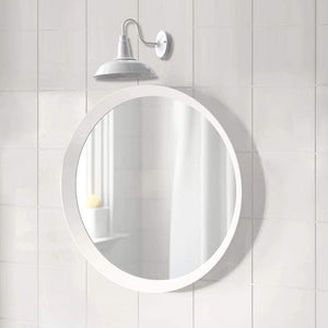 Battery Operated Wireless Wall Sconce LED Dimmable Remote White Shade