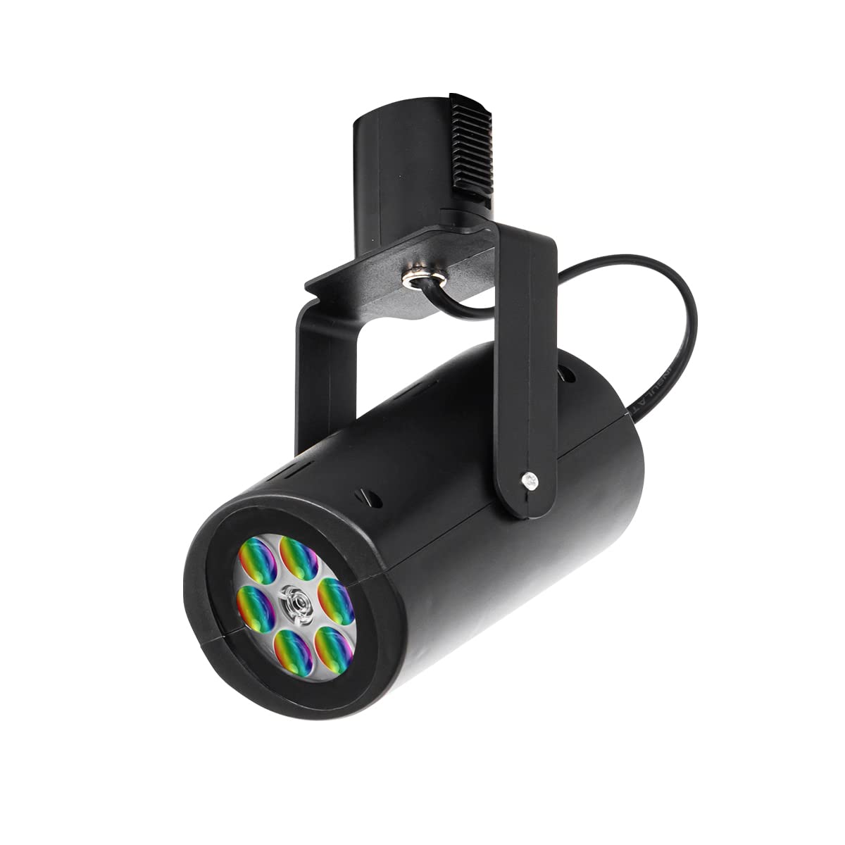 H-Type Track RGB Mirror Ball Magic Ball Stage Lighting Spotlight LED Track Light Fixtures Remote Control Music Voice Control Bar Light Multi-Colors for Club Stage Disco Party KTV(No Track)