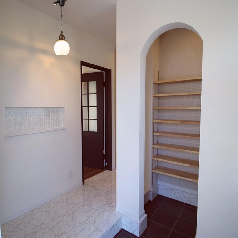 3.2ft Adjustable Cord H-Type Motion Sensor Track Pendant Light E26 Walnut Base White Glass Ball Shade Hanging Light Vintage Decor for Kitchen Home Office 1 Pcs(No Bulb, Track)