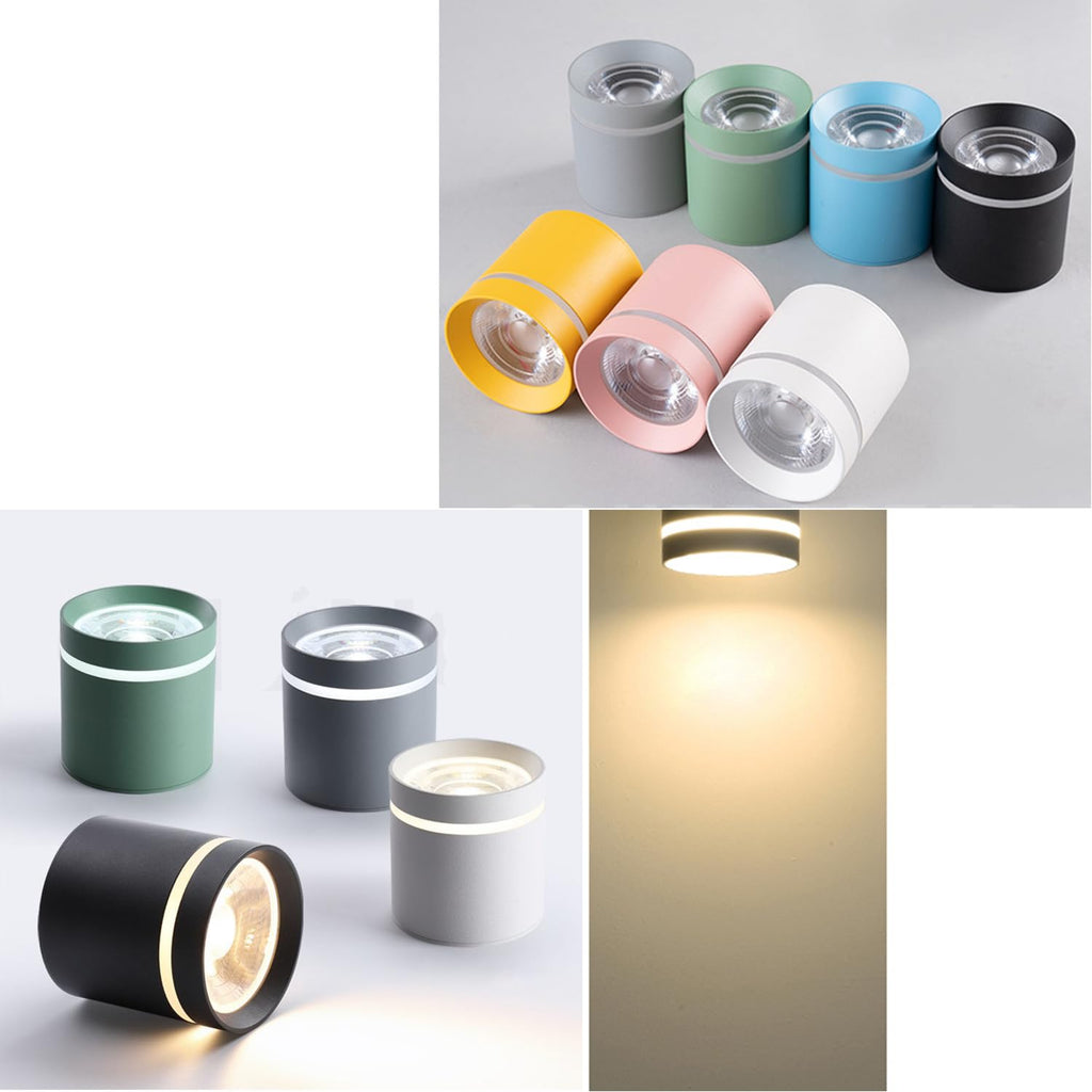 Kiven Modern 7W LED Plant Grow H/J/L Type Track Light - Full Spectrum Indoor Spotlight (7 Colors)