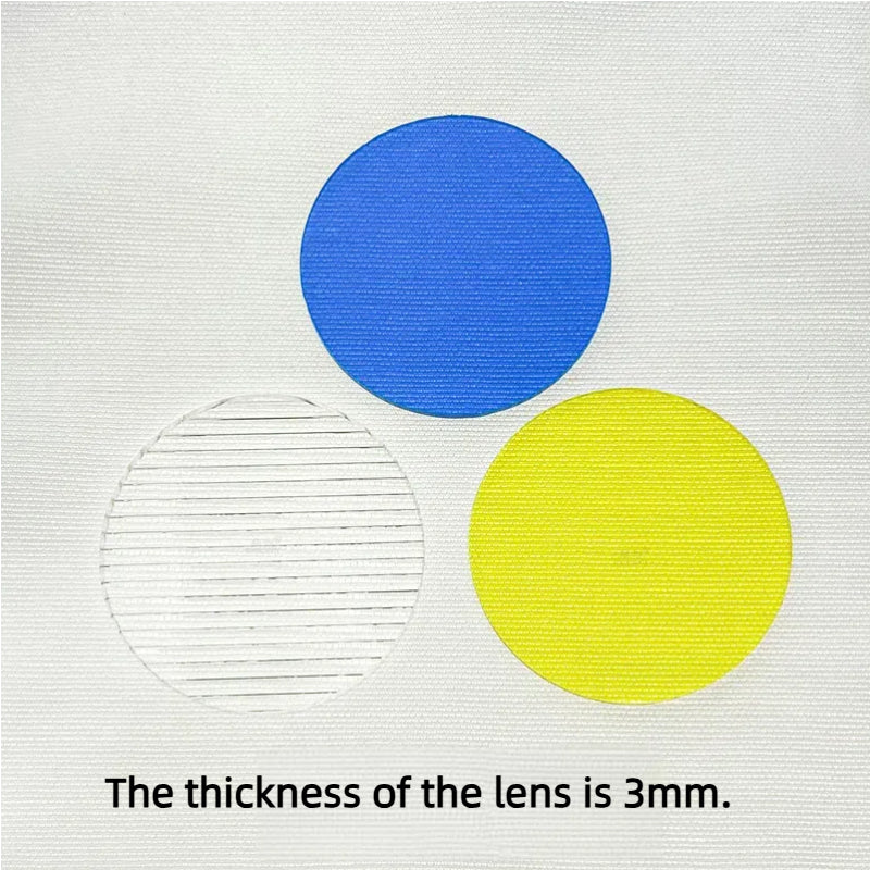 Kiven LED elliptical lens, transparent sheet, PC cover, stretched lens, circular spotlight lampshade, colored filter lens, filter sheet