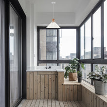Load image into Gallery viewer, Battery Operated Pendant Light with Adjustable Iron Cable 8.7&quot; Cone Shade