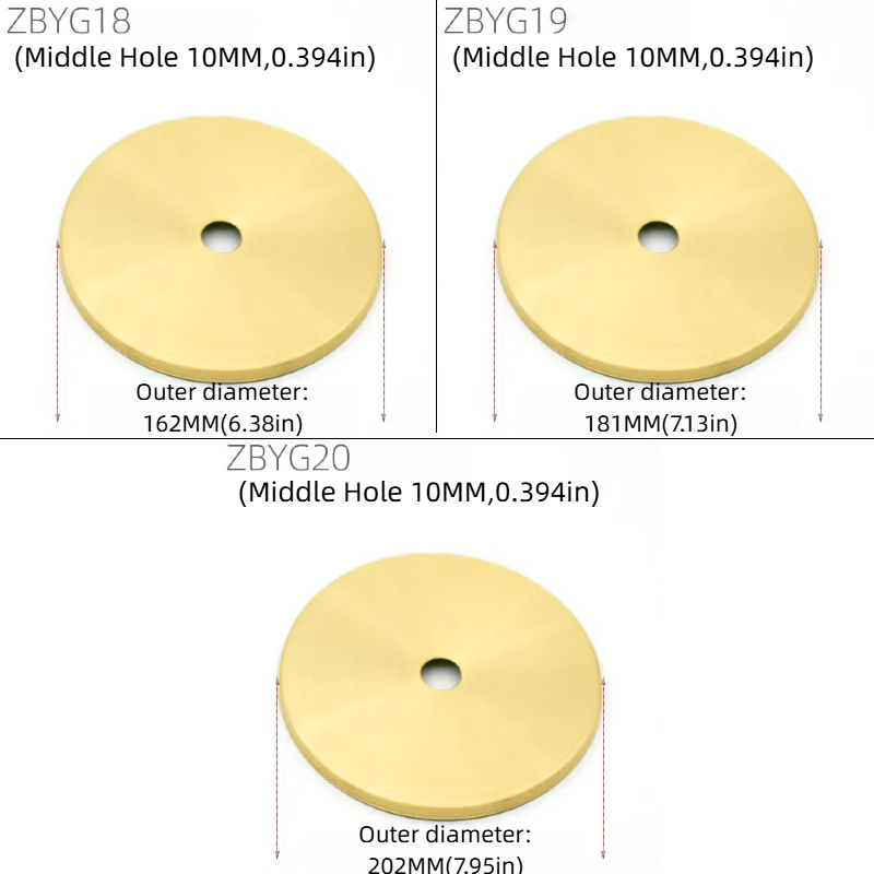 4-Pack Folded-Edge Round Sealing Discs: Brass Covers for Glass/Ceramic Bottle Mouths & Hollow Tubes, Lamp Accessories