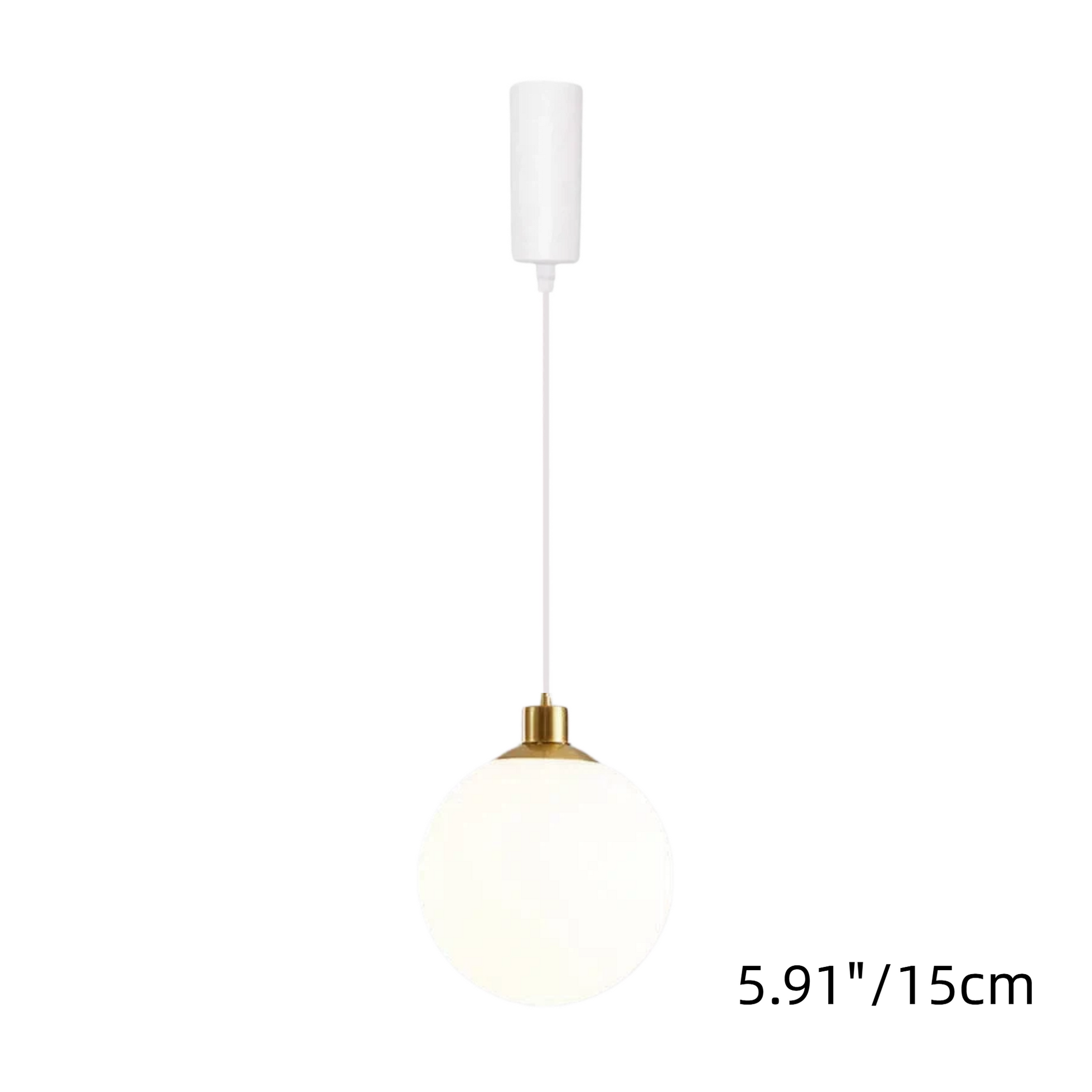 Kiven Nordic Luxury Pendant Light | Gold Electroplated Glass Globe for High-End Ambiance Lighting in Dining, Bar & Boutique Spaces