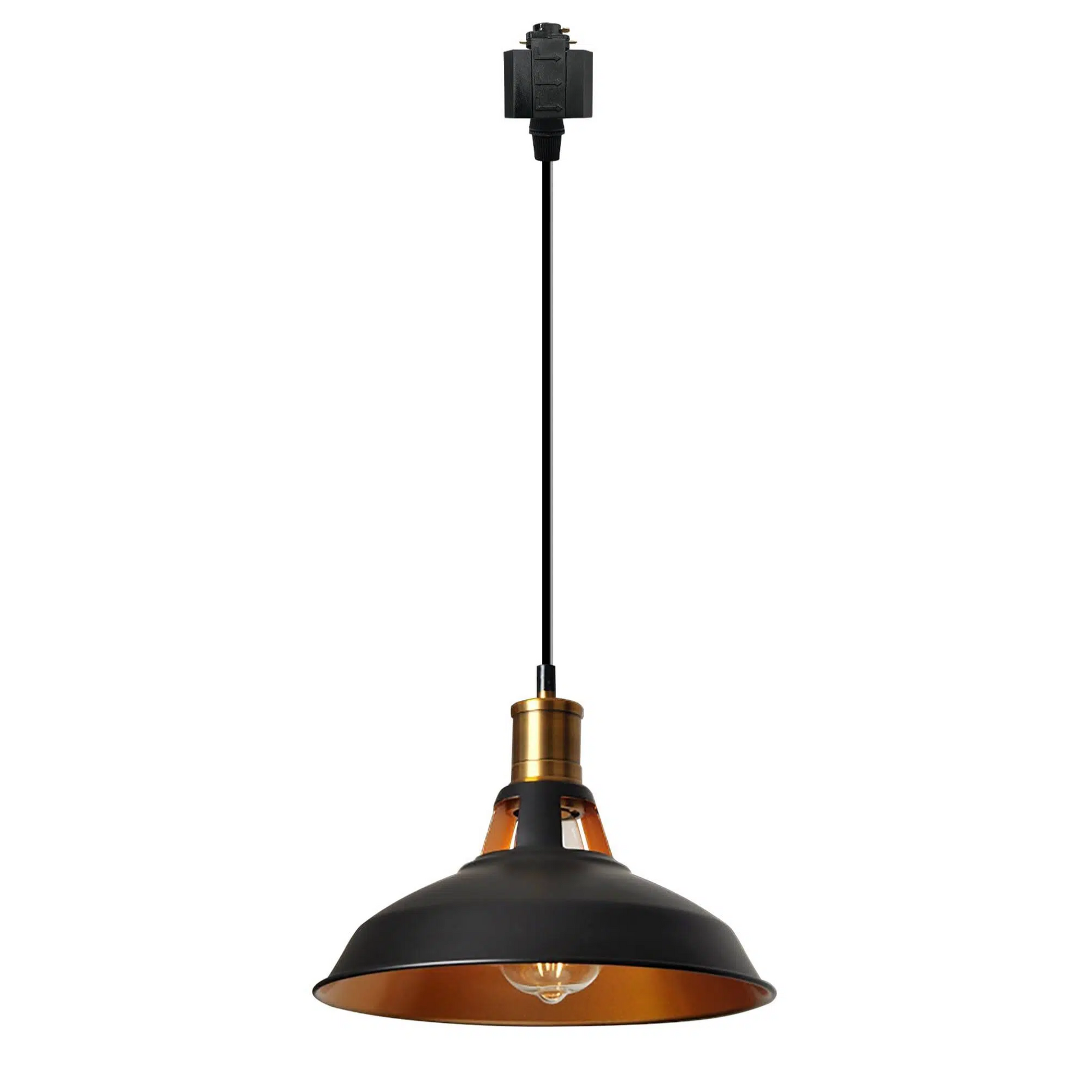 Adjustable Height Track Lighting Pendants 4 Ft Cord Interior in Gold Macaron Style Track Mount