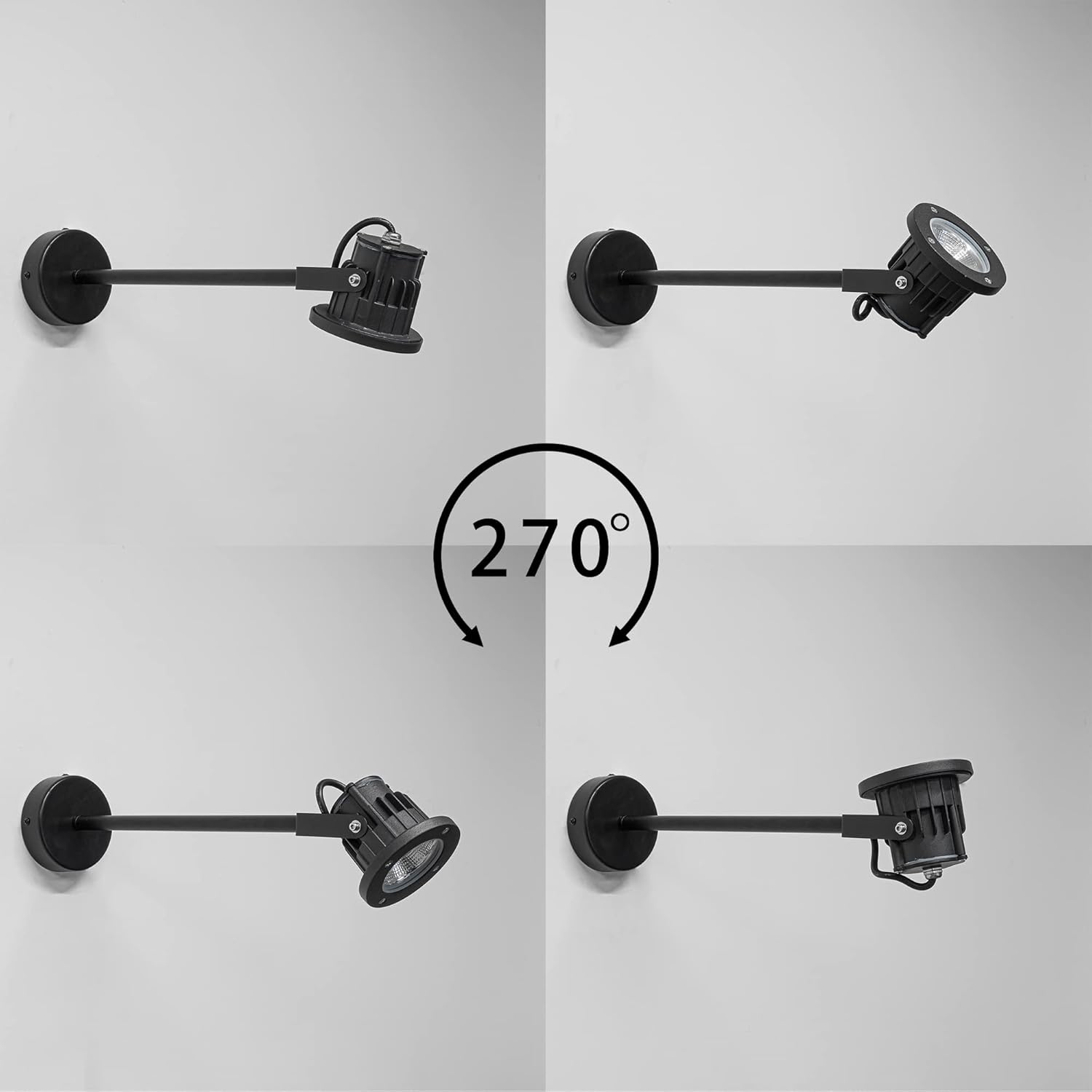 Kiven Outdoor IP65 Waterproof Timer Spotlight (for Garden/Entrance)