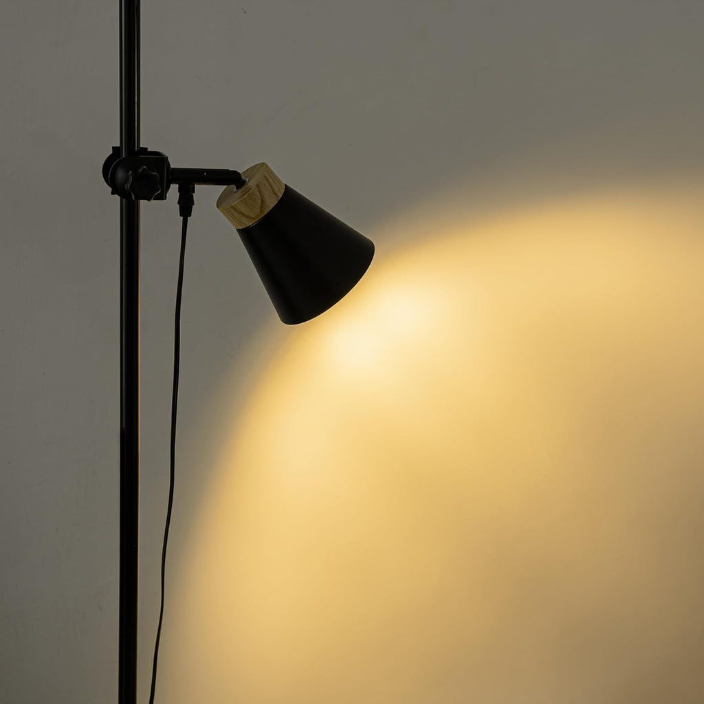 Kiven  Vertical Accessories, Spotlight, Tension Rod Compatible, Adjustable, Lamp Arm, Fixable to Vertical Accessories, Clip Light, E26, Retro, New Lifestyle, Rental Lighting, Reading Light