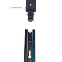 Load image into Gallery viewer, 2 - Pack each of Black/White H Track L, I (PJ0213 - I - 2P - BK) and 3 - way T (Left/Right) connectors for turn and connection in the Halo Track System