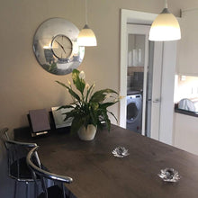 Load image into Gallery viewer, Track Pendant Lighting with Frosted White Finish Glass Shade
