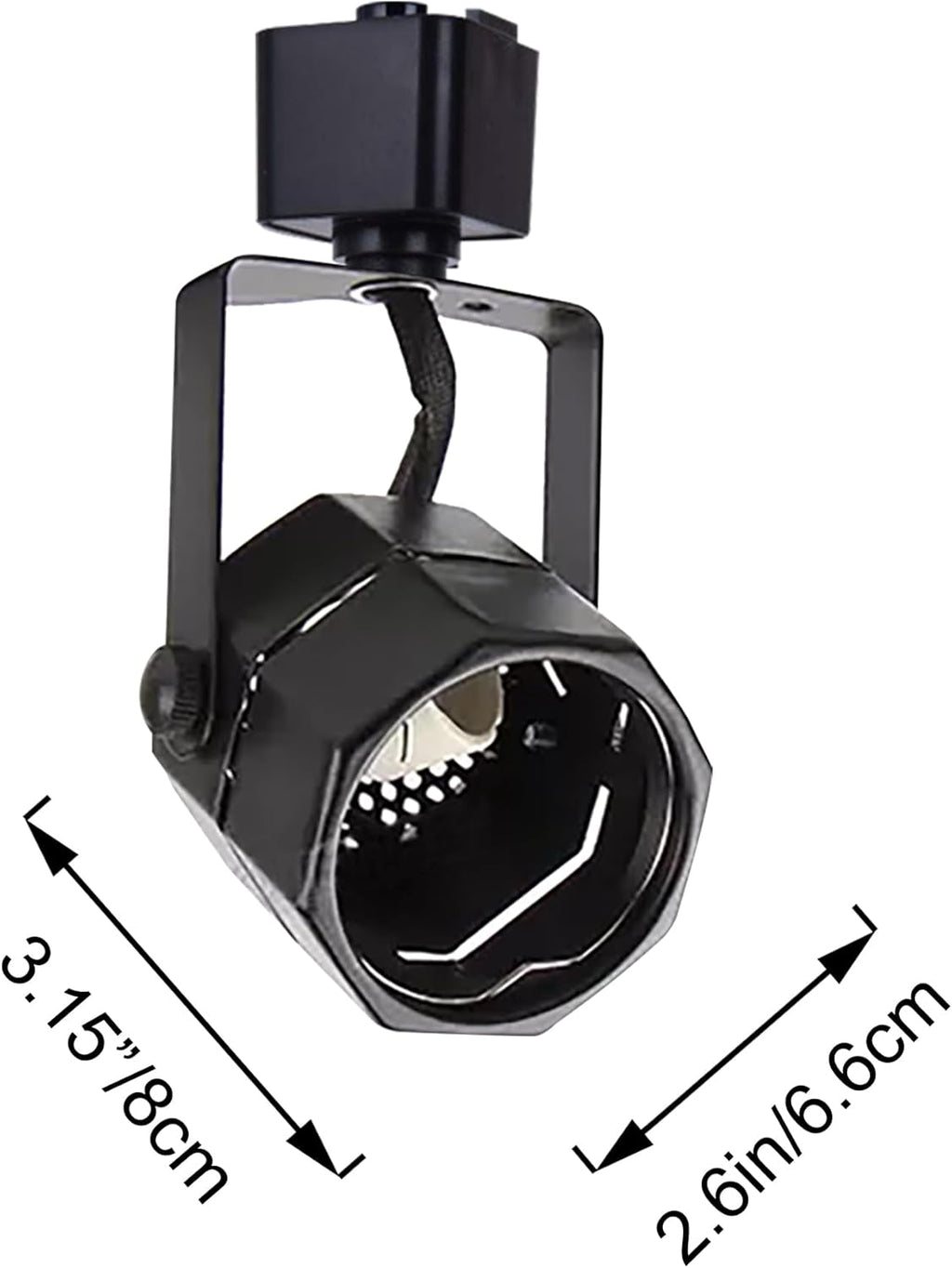 Adjustable H Type Track Light, Octagonal Ceiling Spotlighting Remote Control, Color Changing RGB White GU10 Timer Bulb Mini Lights Track Mounted for Kitchen Shopwindow Disco Ball