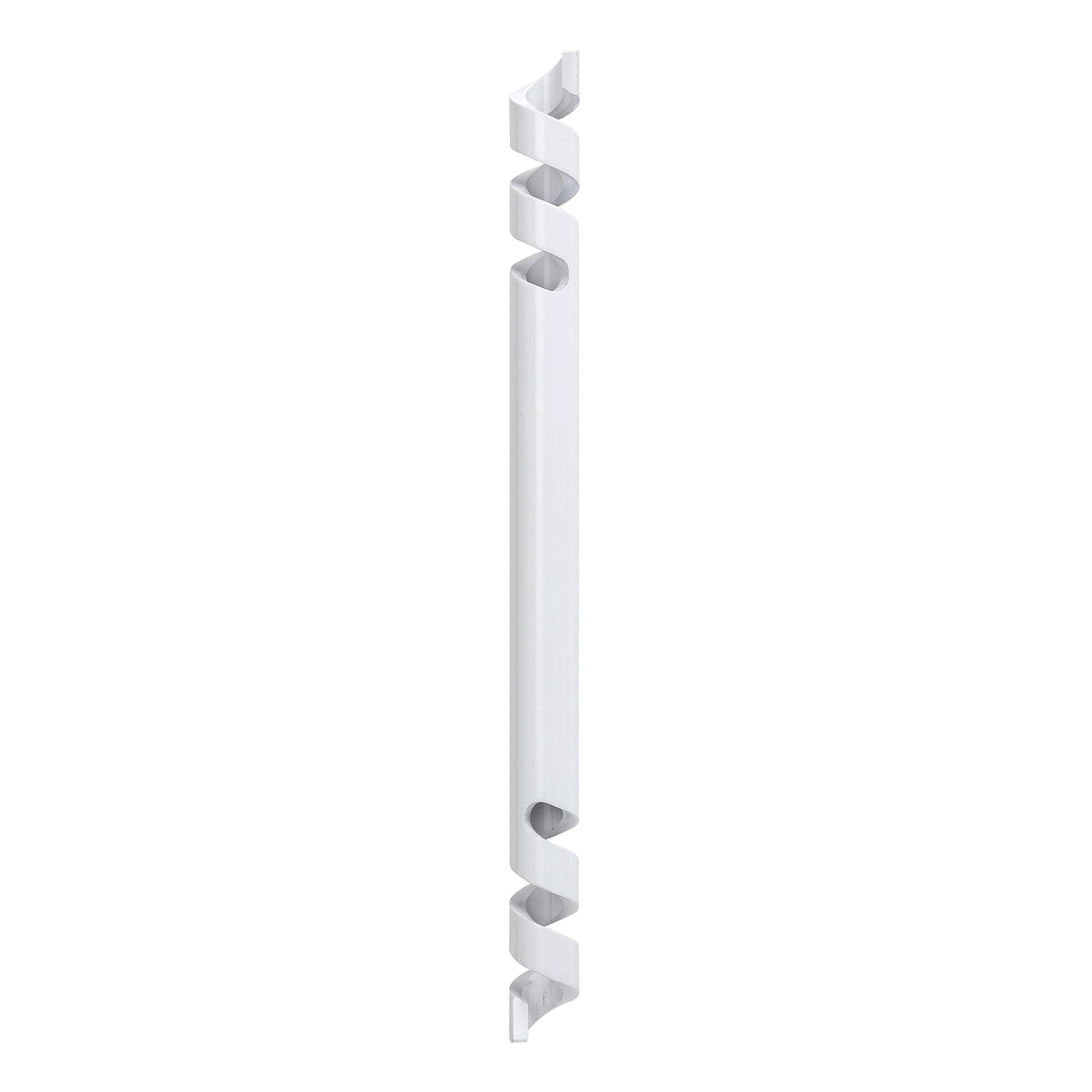 White iron line regulator for pendant lights, spiral design, Kiven Lighting accessory, adjustable cord winder.