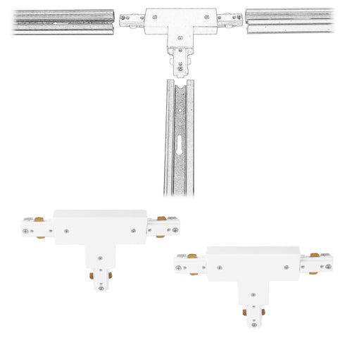 2 - Pack each of Black/White H Track L, I (PJ0213 - I - 2P - BK) and 3 - way T (Left/Right) connectors for turn and connection in the Halo Track System