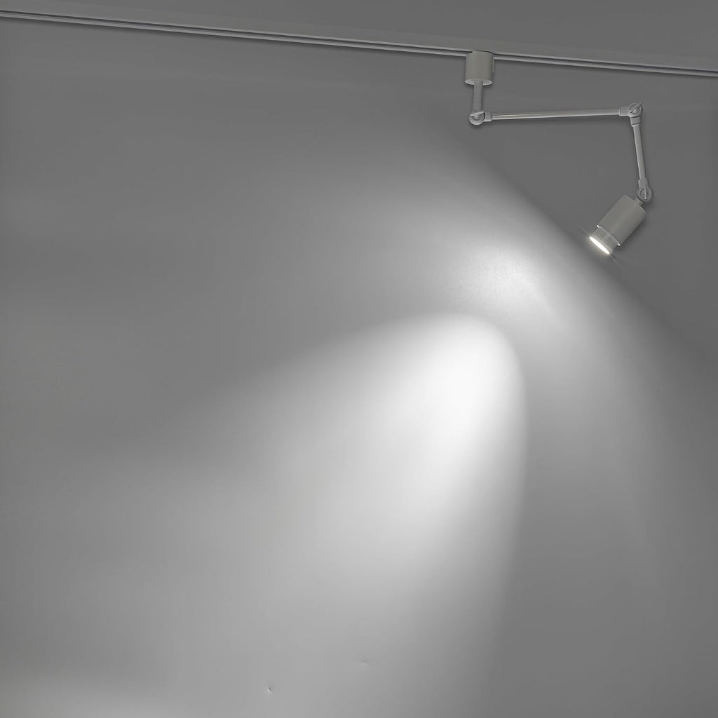 Modern Adjustable Extension Arm Track Light with Kiven Remote - Dimmable & Color Changing (3000K-6500K), Swing Arm Spotlights for Kitchen, Gallery & Cafe, 1/3 PCS